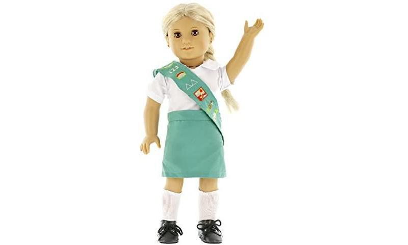Dress Along Dolly Girl Scout Inspired Outfit for American Girl Doll