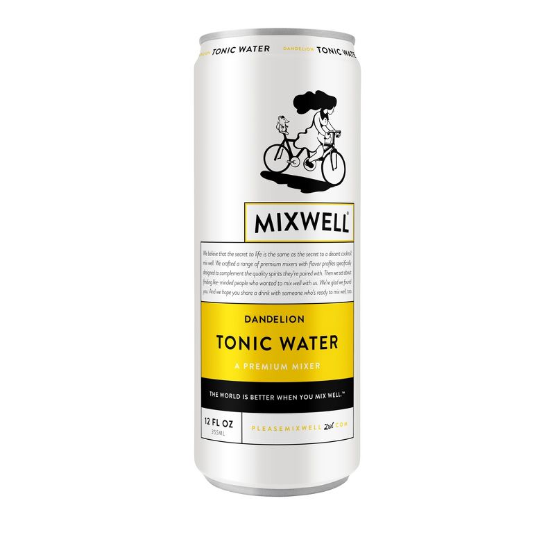Mixwell Dandelion Tonic Water - 12 fl oz Can