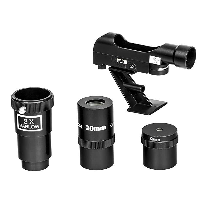 10033 FunScope 76mm TableTop Reflector Telescope Moon Kit (Blue)