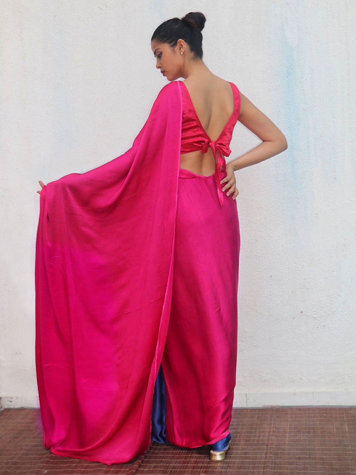 Chidiyaa Shambhavi Modal Silk Saree - SFLAR