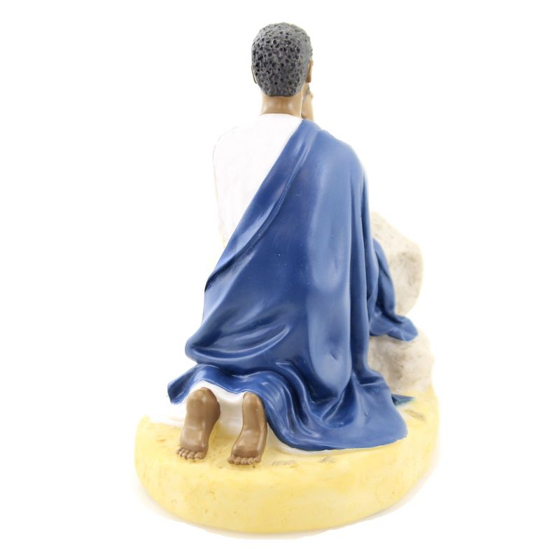 Black Art 6.0" Jesus Praying Religious God  -  Decorative Figurines
