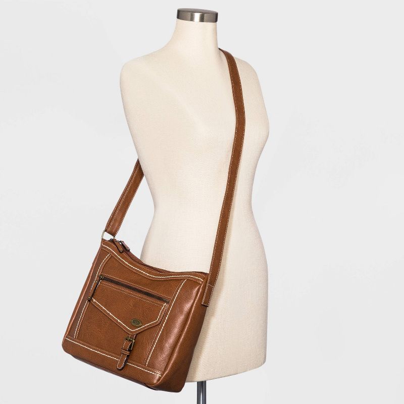Concept Shoulder Handbag - Brown