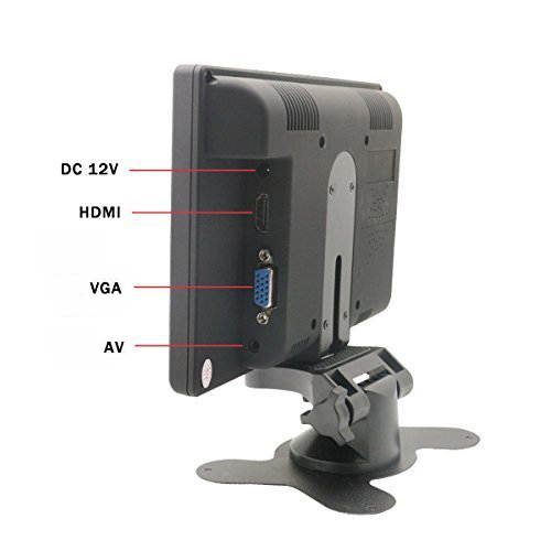 Sourcingbay 7inch Digital TFT-LED Color Display Monitor Car/PC Receiver With HDMI/VGA/AV Input