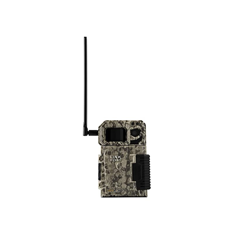 Link Micro Nationwide Version Smallest on The Market WirelessCellular Trail Camera 4 Power LEDs Fast 4G Photo Transmission wPreactivated SIM Fully Configurable via App
