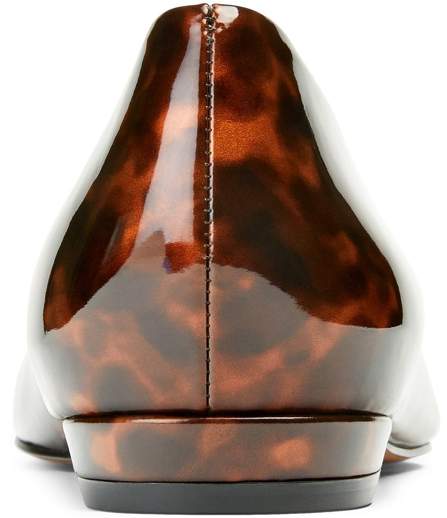 Vionic Lena Tortoise Patent Leather Ballet Flats