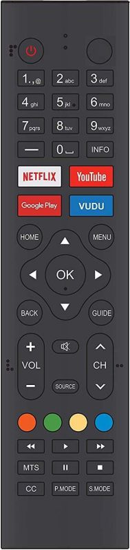 Amtone Replacement Remote Control 8142026670099K for Sceptre Smart Android TV Without Google Assistant Function, Compatible with A322BV-SRC A515CV-UMC