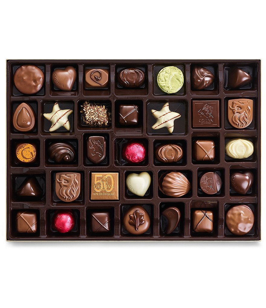 Godiva Chocolatier 70-Piece Gold Gift Box