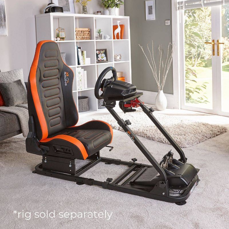 Racing Drift 2.1 Racing Seat with Sound Black/Orange - X Rocker