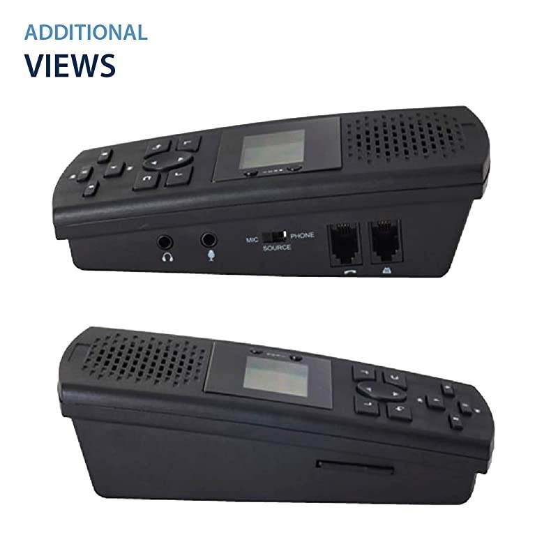 TR600 Landline Phone Call Recorder for Analog/IP/Digital Lines, Automatic Telephone Recording Device