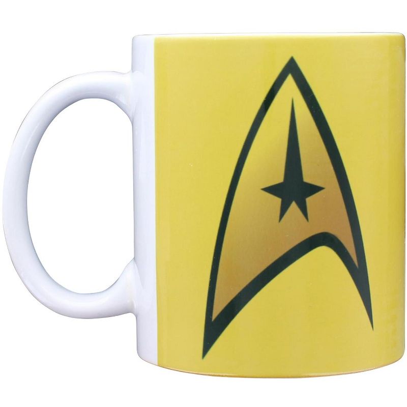 NMR Distribution Star Trek Captain Delta Logo 11oz Boxed Ceramic Mug