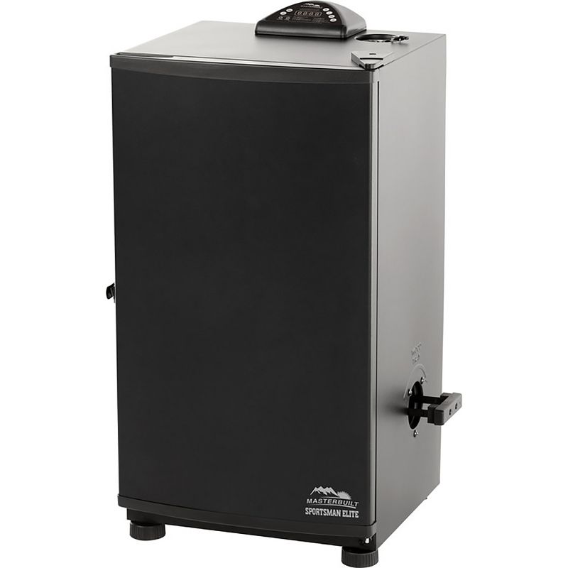 Masterbuilt 20071218 Adventure Series Outdoor Electric Freestanding BBQ Smoker with 711 Inches of Cooking Space, Black