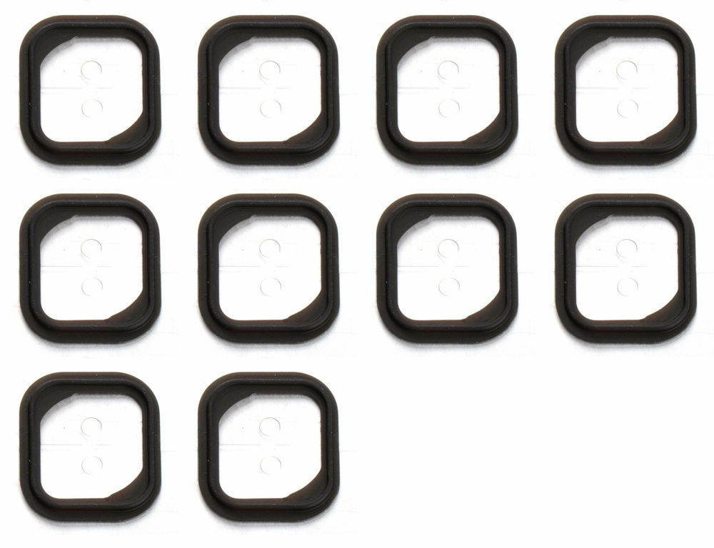 10x Replacement Rubber Gasket Home Button Holder Adhesive Sticker For iPhone 5S