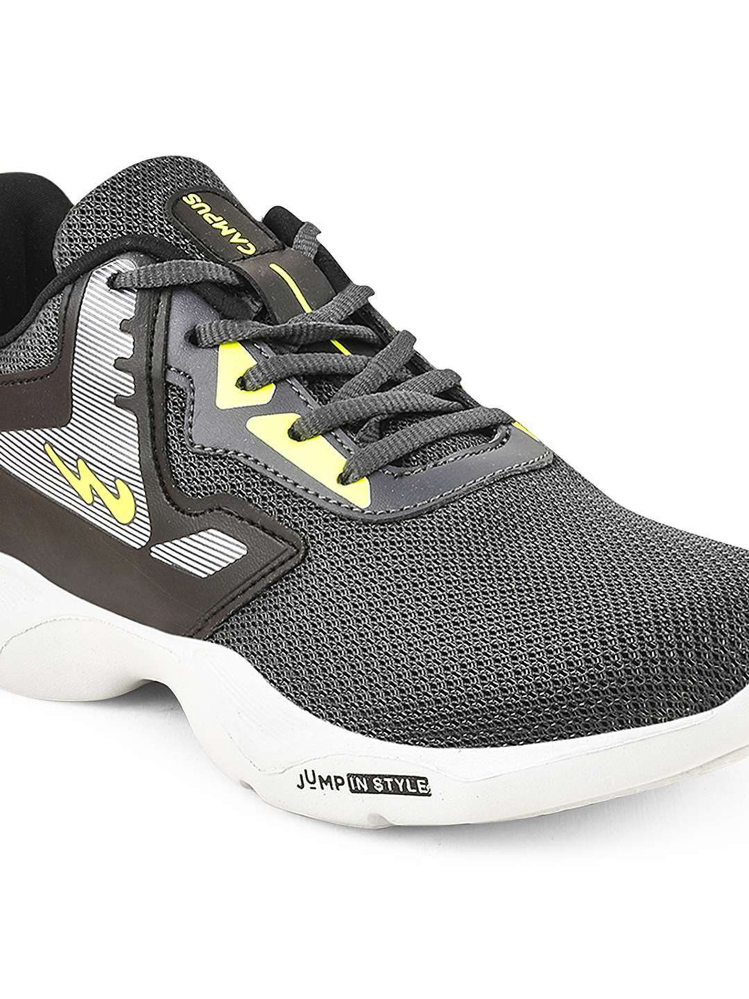 Campus Kids BLUTO JR Grey Running Shoes