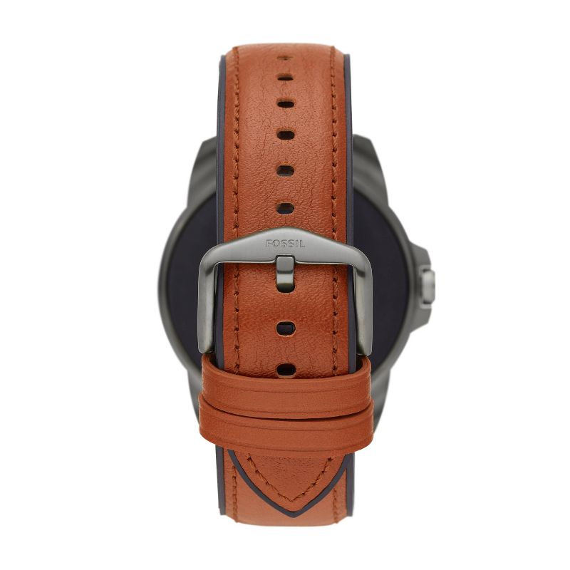 Fossil Gen 5E Smartwatch 44mm - Smoke with Brown Leather