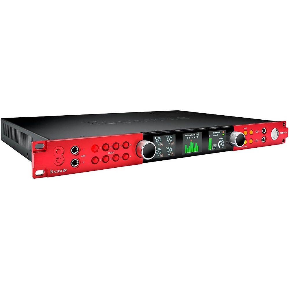 Focusrite Red 8 Pre - 64 In/64 Out Thunderbolt 2 Audio Interface w/Dante Network Audio Connectivity