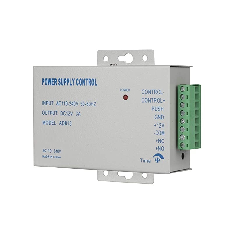 110-240VAC to 12VDC Power Supply Controller for Access Control System & Intercom Camera