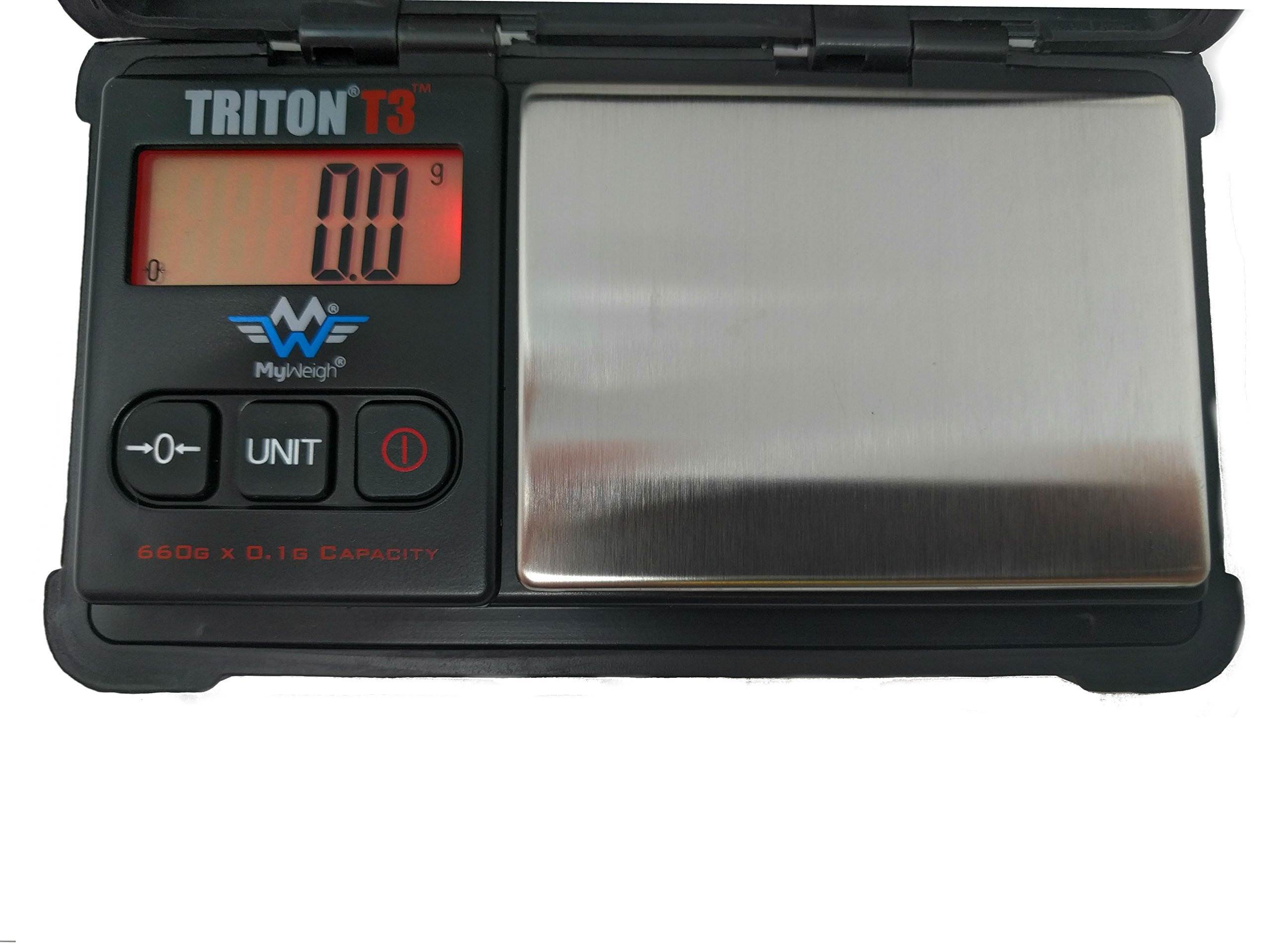 My Weigh Triton T3 660g x 0.1g Digital Scale w/Durable Rubber Case