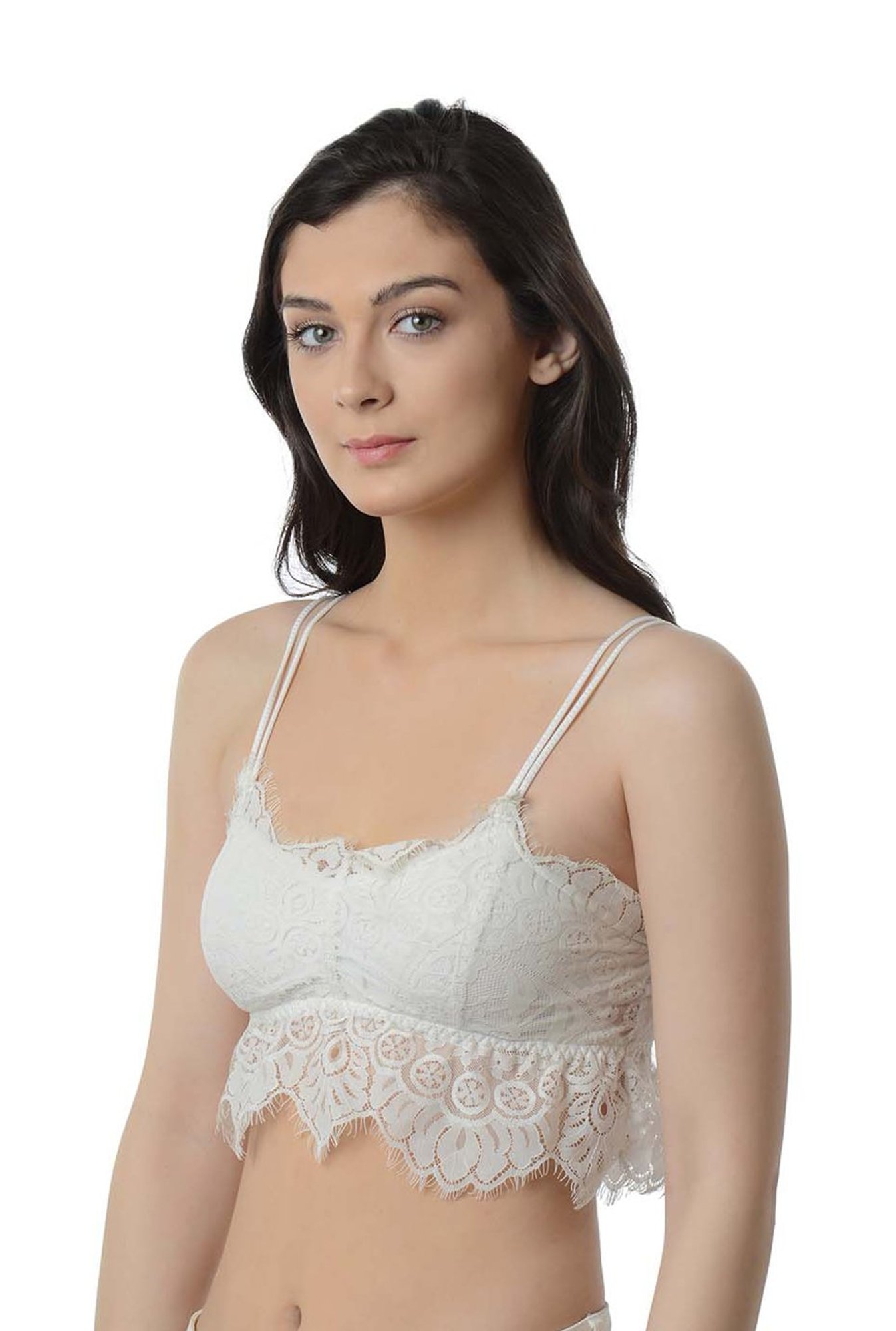 Da Intimo White Non Wired Non Padded Bralette