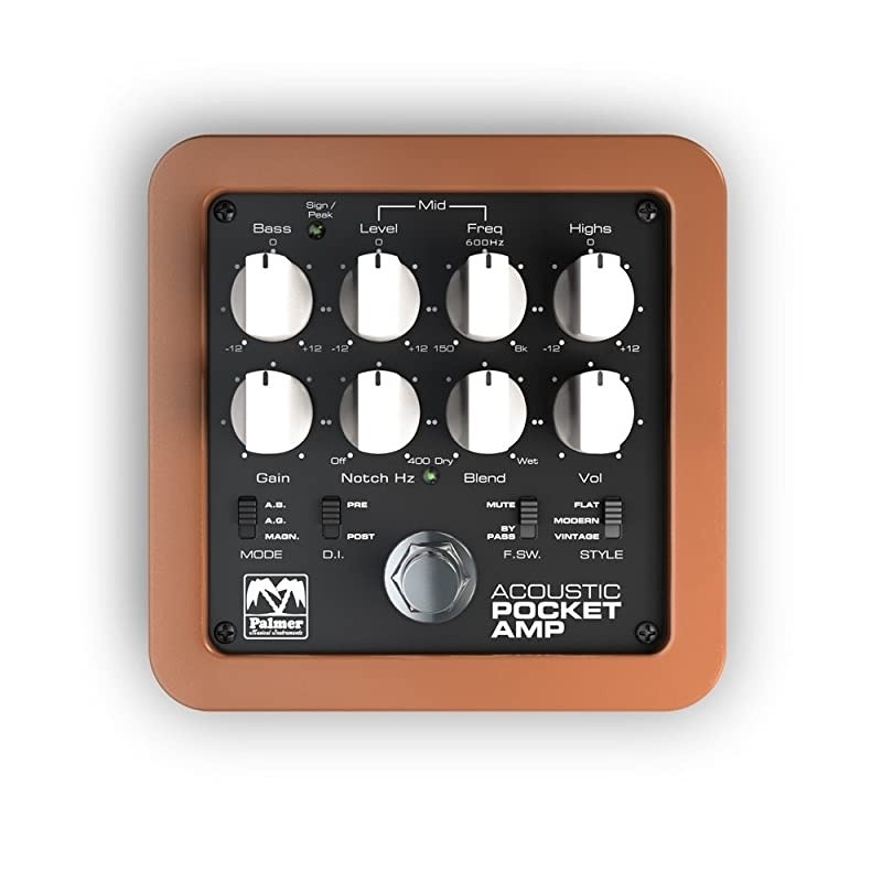 POCKET AMP ACOUSTIC Portable Preamp for Acoustic String Instruments