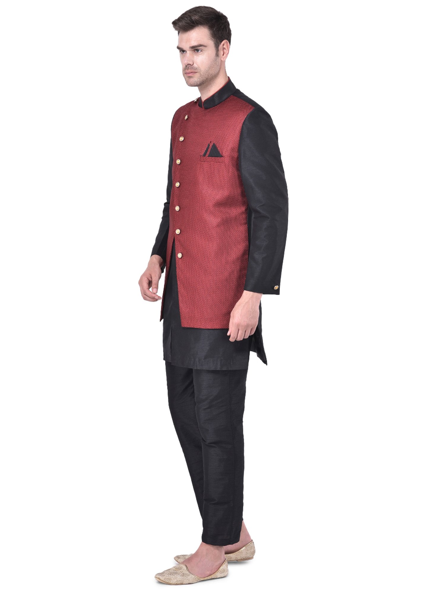 SG RAJASAHAB Multi Regular Fit Kurta Set