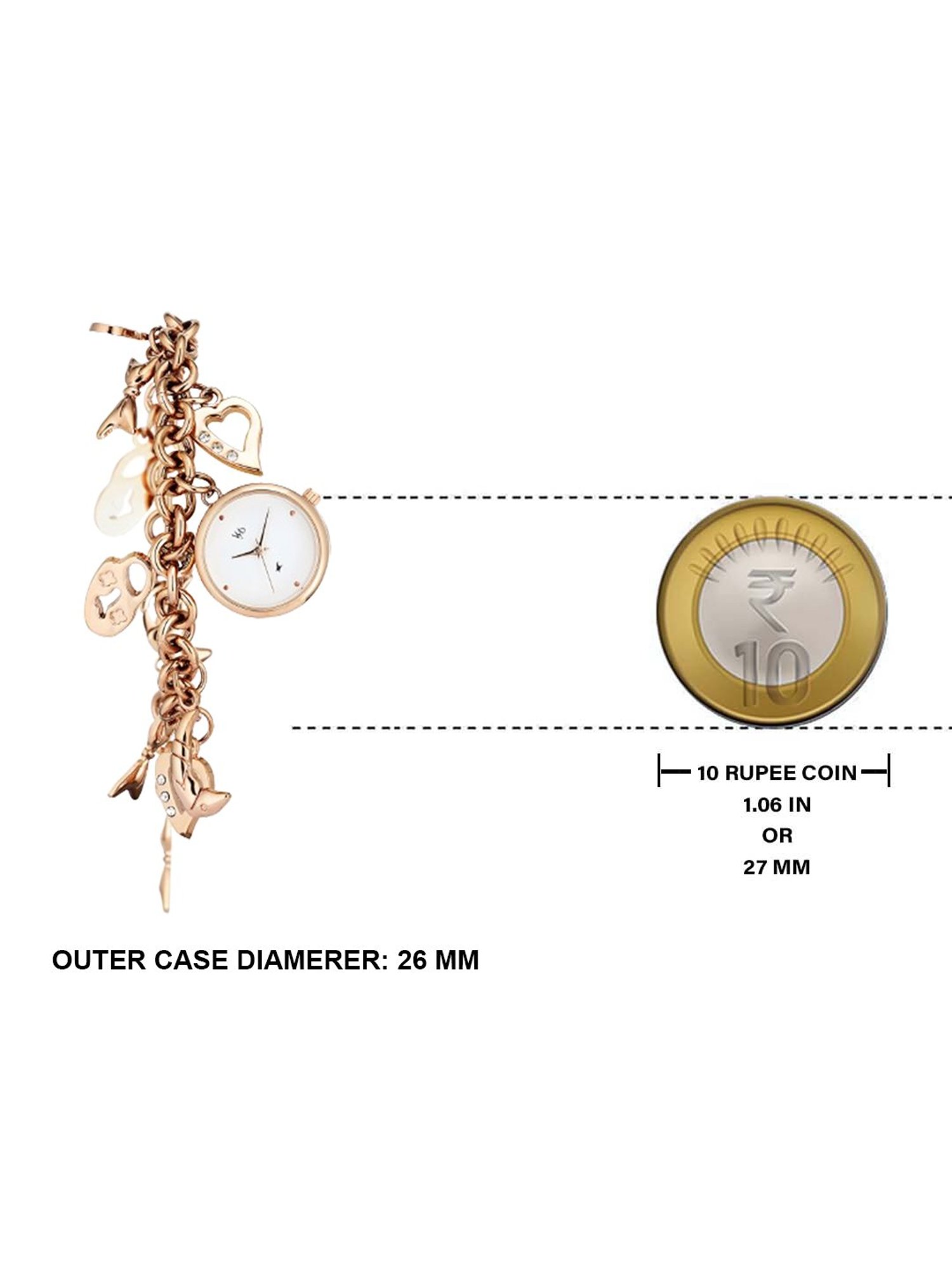 Fastrack Vyb 3.0 FV60047WM01W Bracelet Watch for Women