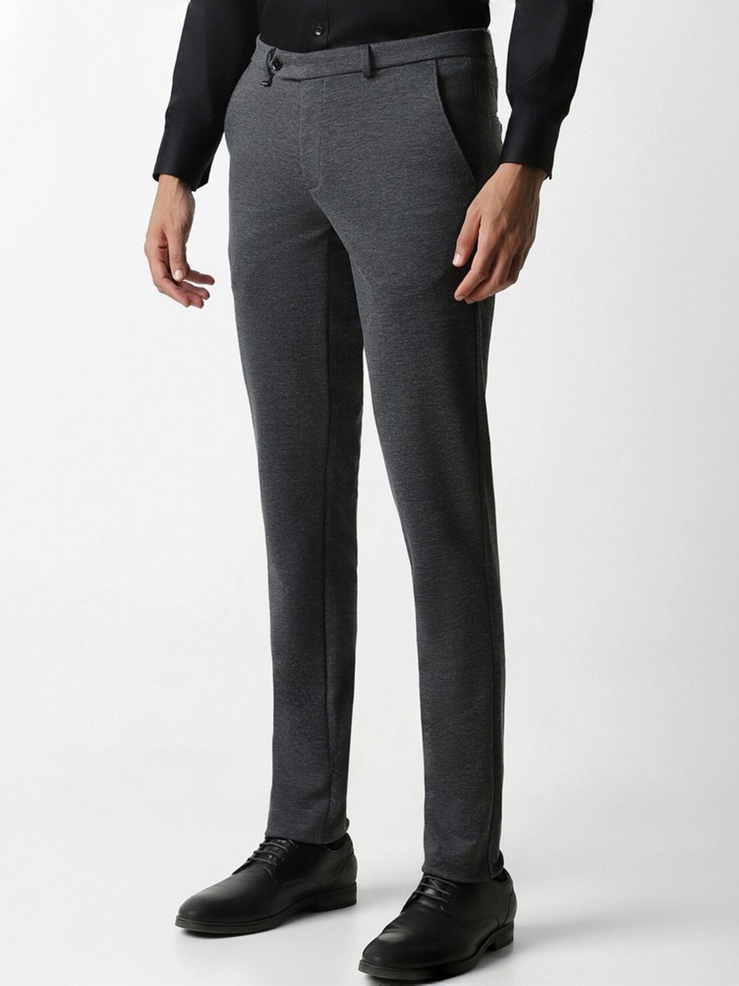 Van Heusen Grey Slim Fit Trousers