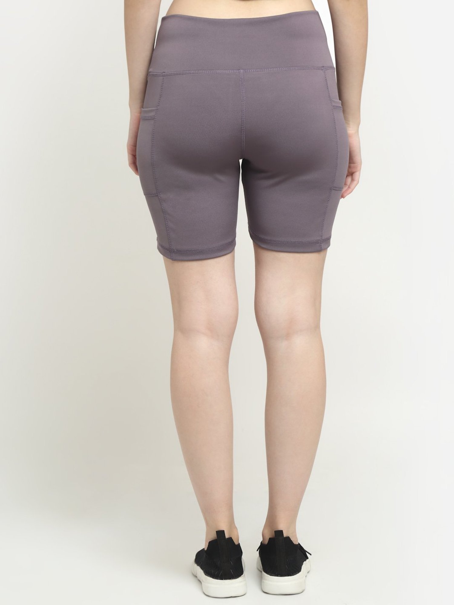 EVERDION Mauve High Rise Cycling Shorts