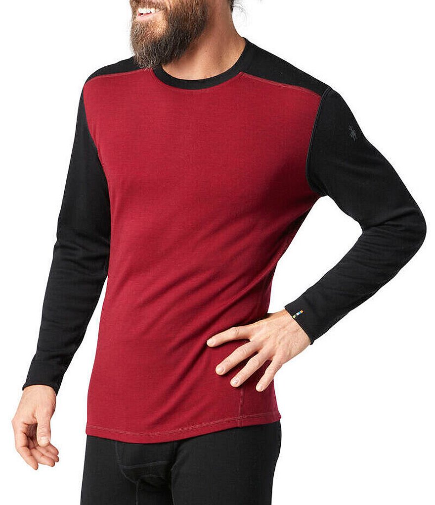 SmartWool Slim-Fit Merino 250 Baselayer Colorblock Long-Sleeve Tee