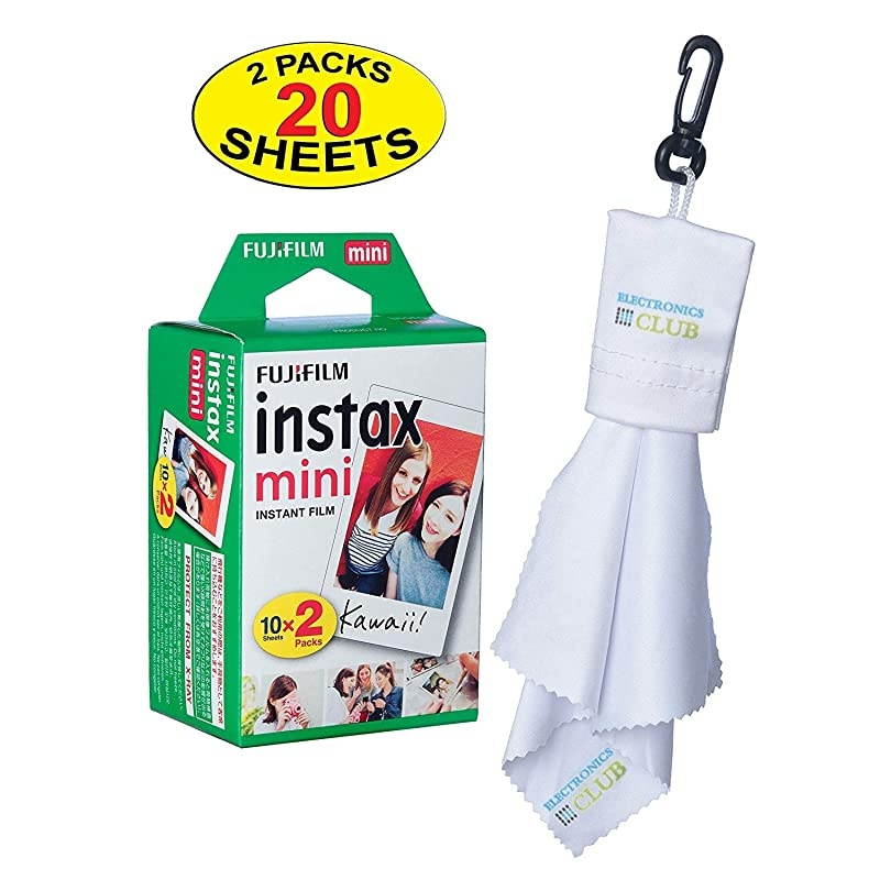 Instax Mini Instant Film Twin Pack (White)