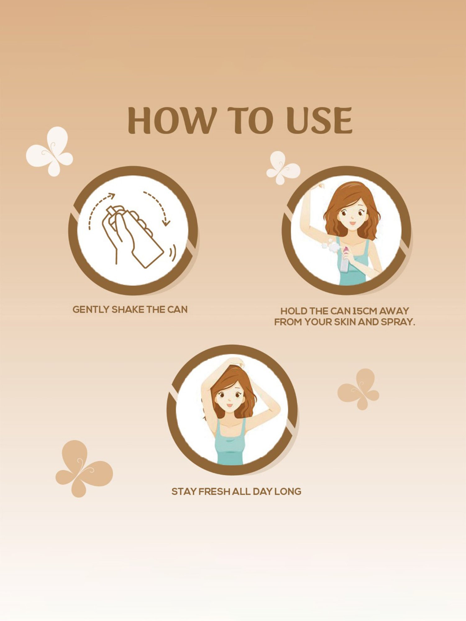 Spinz Orange Zest Perfumed Deo for Women - 200 ml