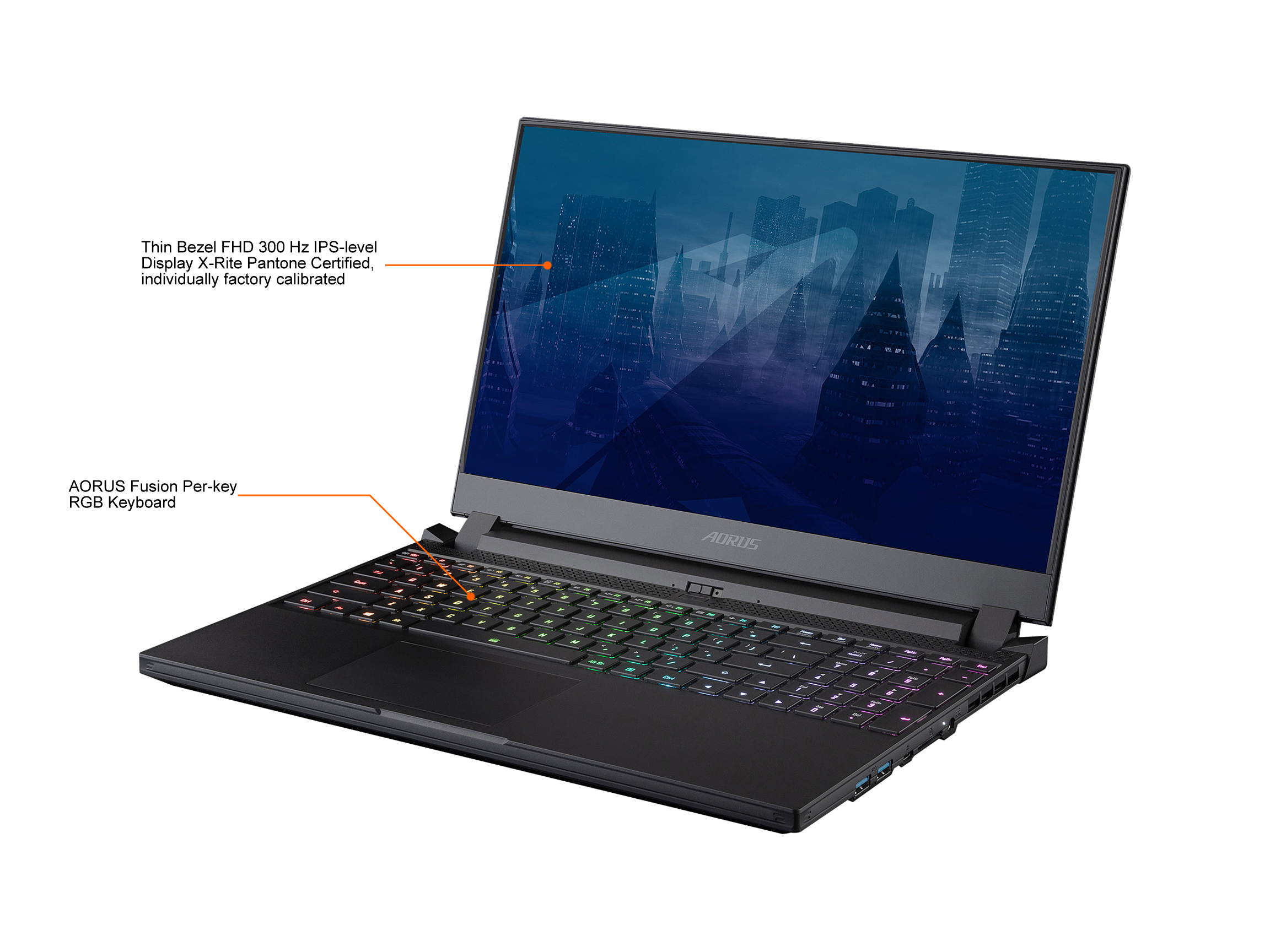 GIGABYTE AORUS 15P XD - 15.6" FHD IPS Anti-Glare 300Hz, Intel Core i7, NVIDIA GeForce RTX 3070 Laptop GPU 8GB GDDR6, 16GB Memory, 1TB SSD, Win10 Home, Gaming Laptop (AORUS 15P XD-73US324SH)
