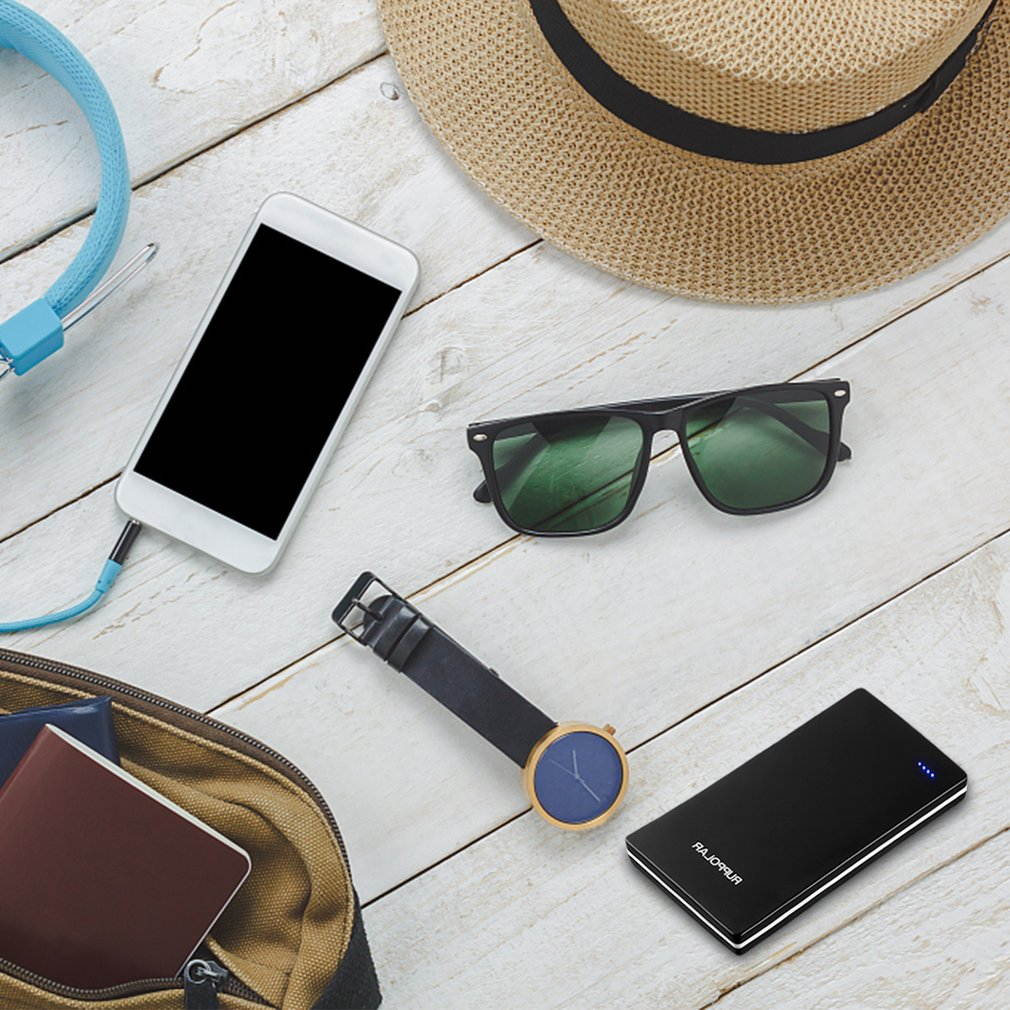 Compact Ultra-thin 5000mAh Power Bank Intelligent High-speed Universal Power Bank with Multi Protect Safety AL050