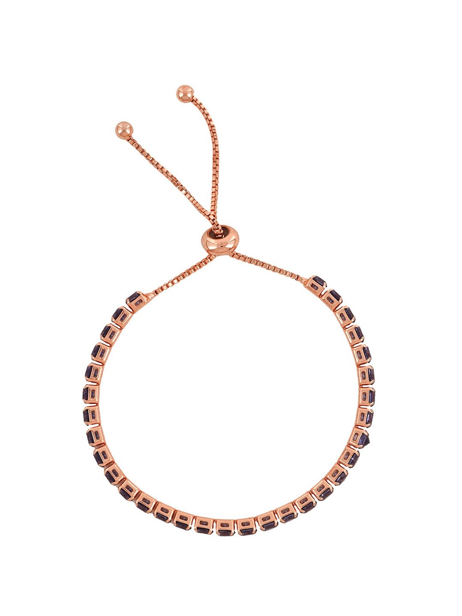 Joker & Witch Nora Purple Tennis Bracelet