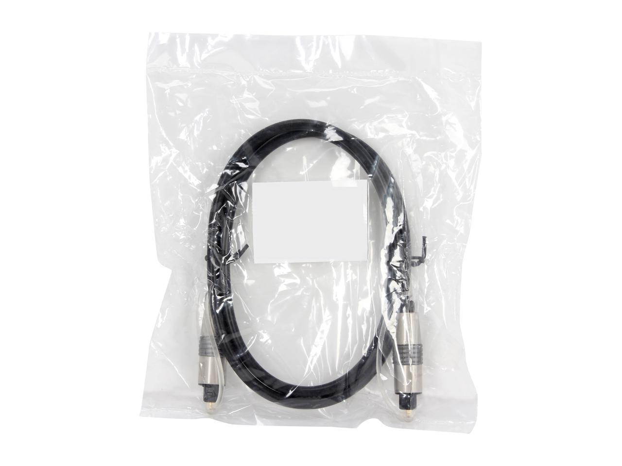 SA Model PPT-03 3 FT Premium Toslink Digital Optical Spdif Audio Cable Male to Male - OEM