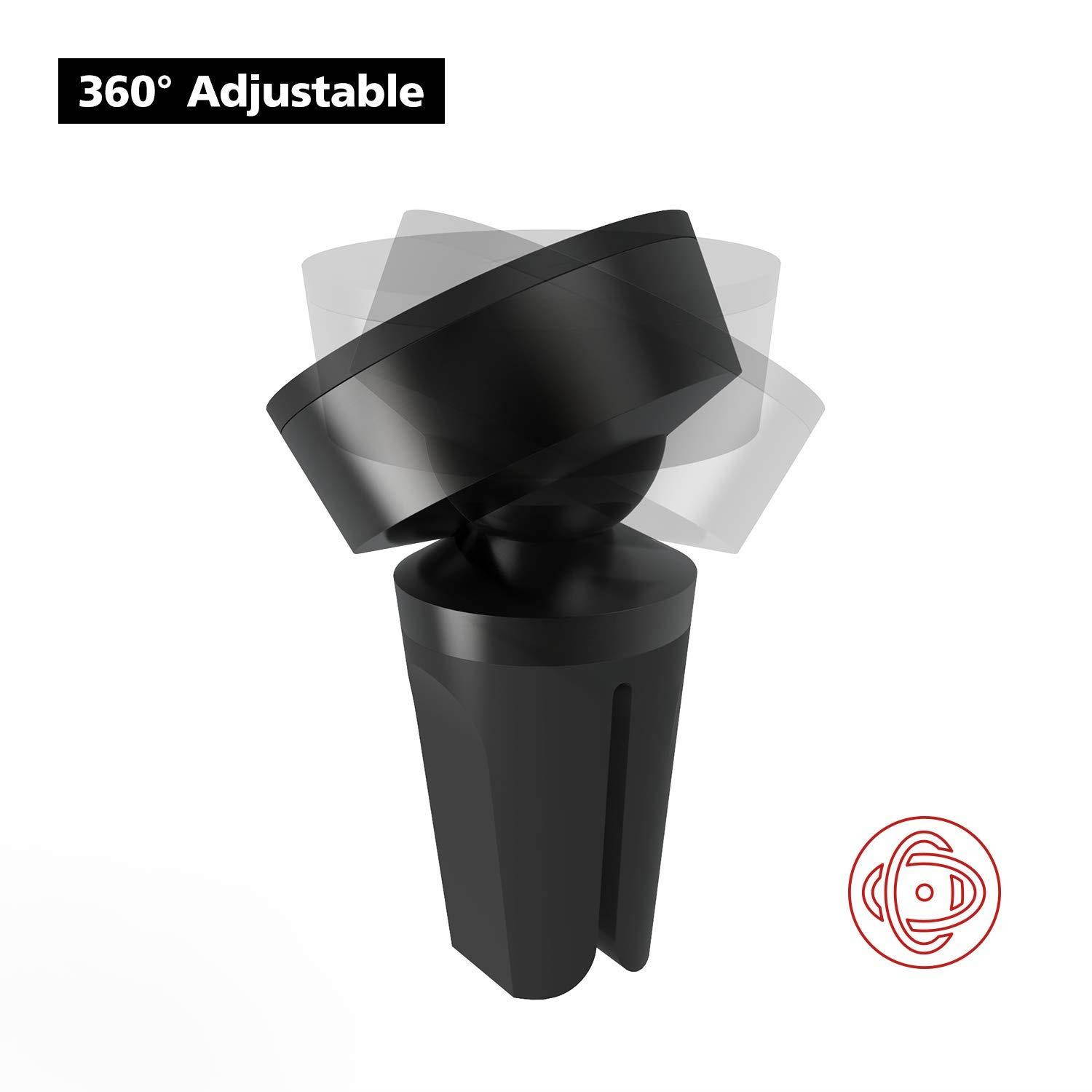 nonda ZUS Magnetic Car Mount, Air Vent Car Phone Holder, 360 Degree Adjustable, with Adhesive-Free Static Cling Sticker, High-Powered Magnets, Universal for iPhone Samsung LG Nexus Sony and More