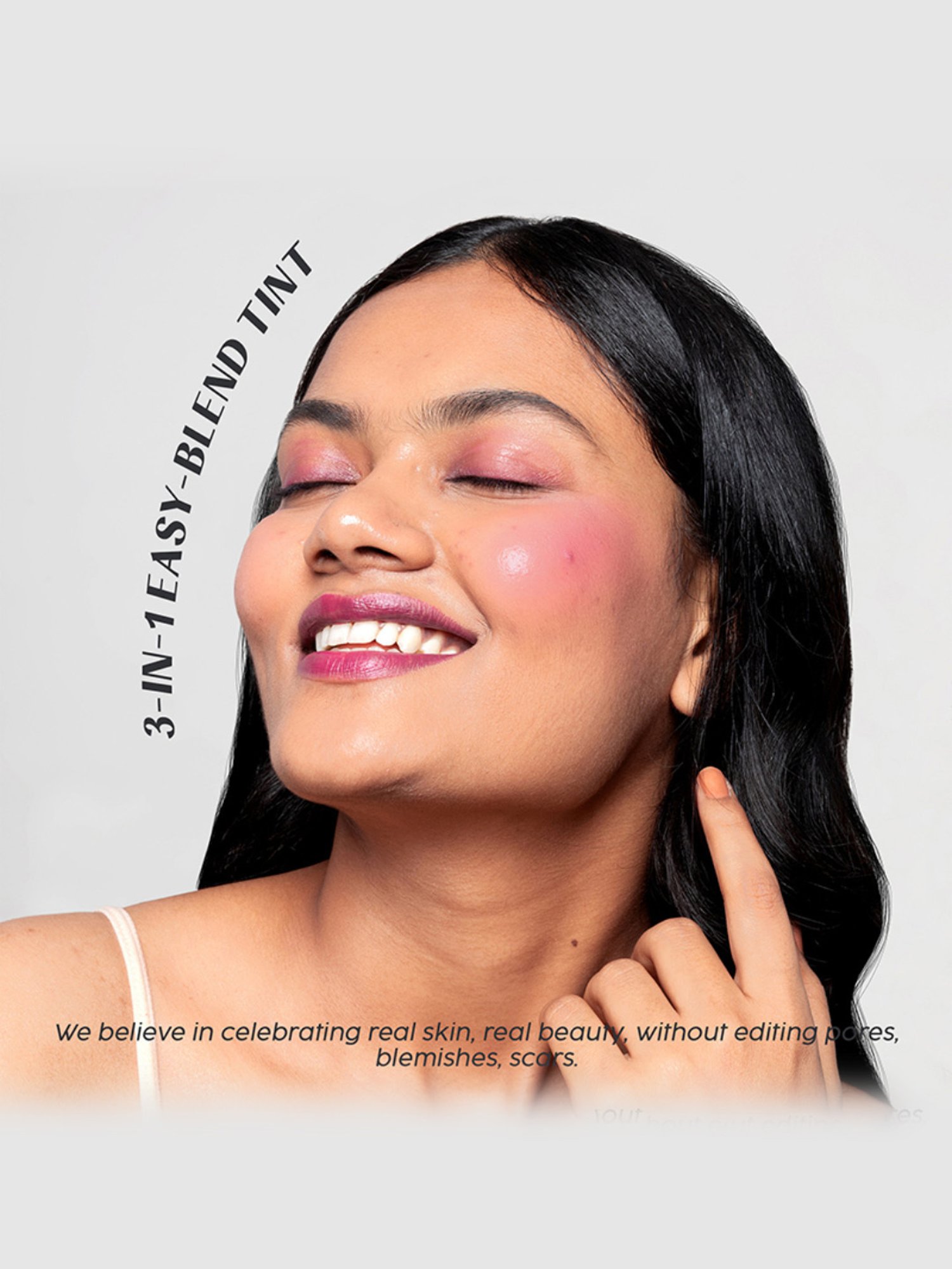 House of Makeup Dab N Glow Easy-Blend Lip + Cheek Tint Beet - 8 gm