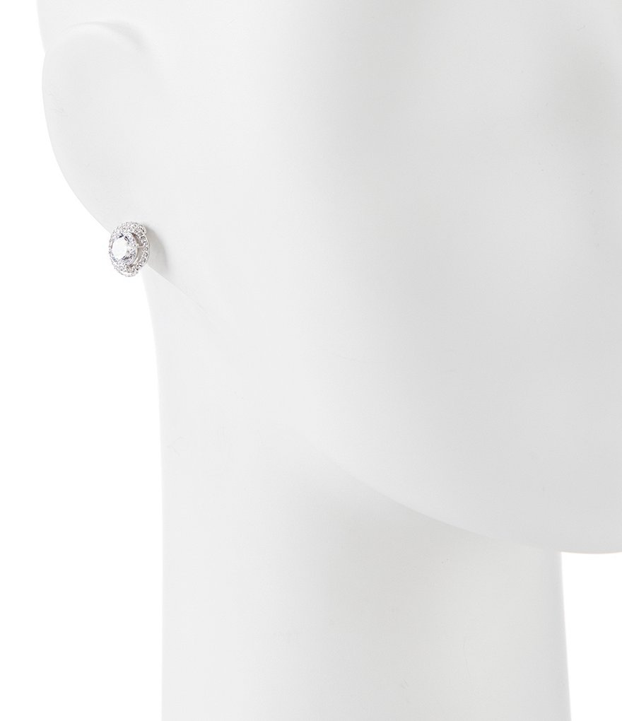 Nadri Cubic Zirconia Pave Stud Earrings