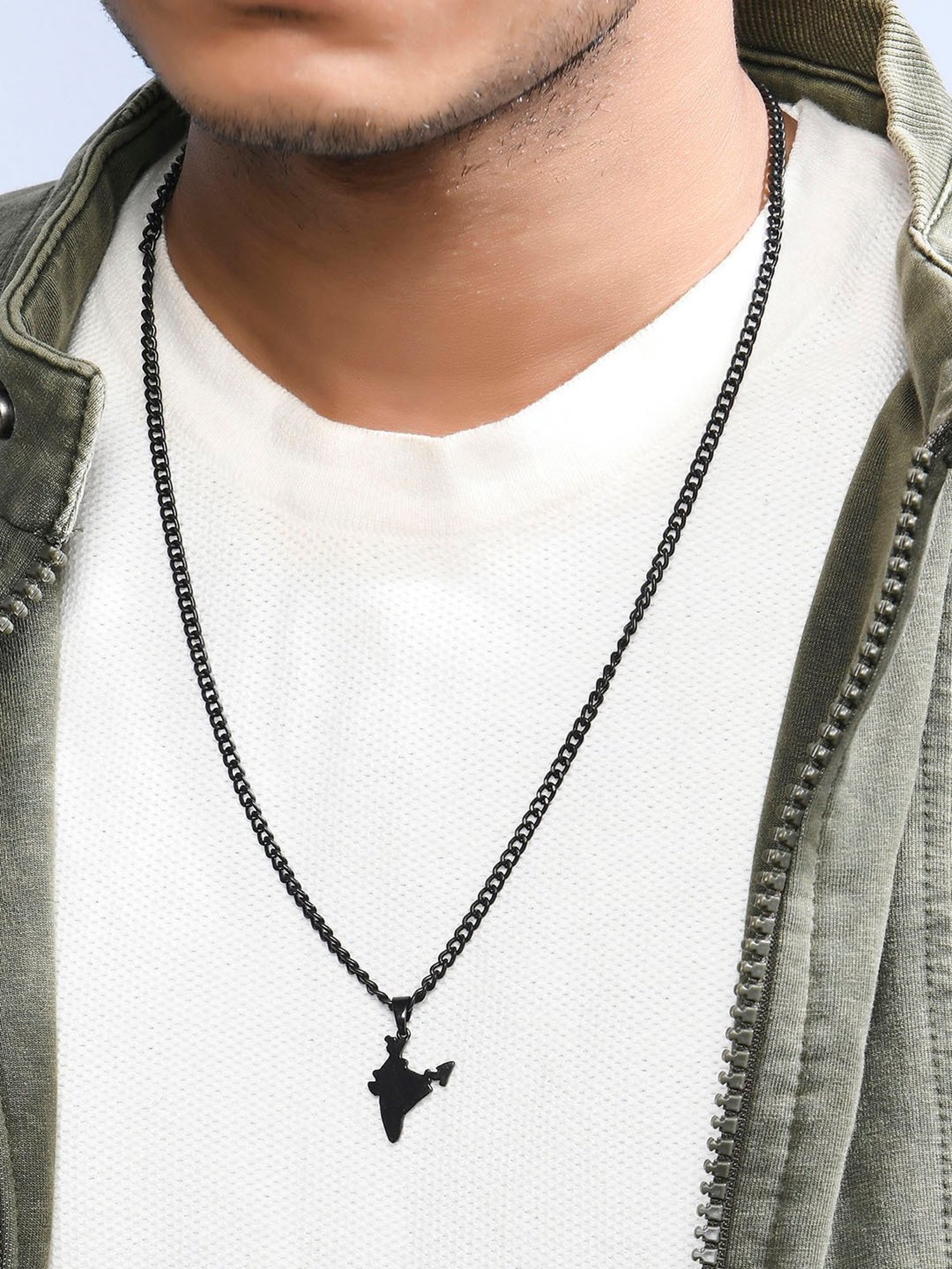 The Bro Code India Pendant Necklace for Men