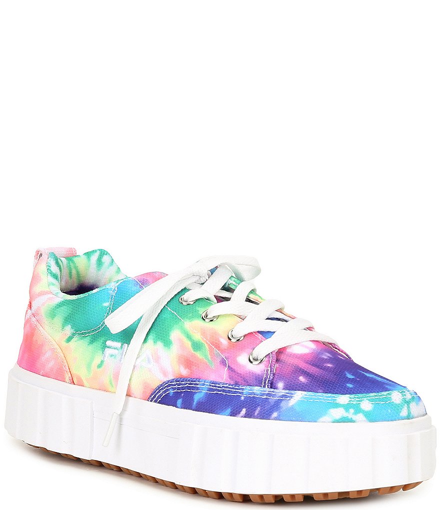 FILA Women's Sandblast Low Tie-Dye Lifestyle Sneakers
