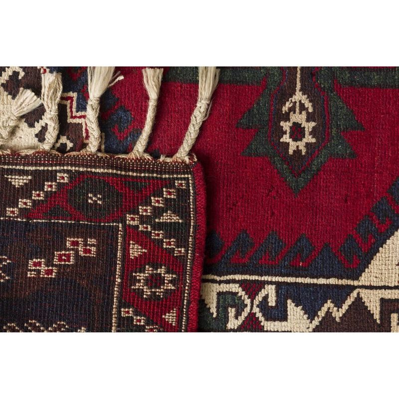 4'7"x7'9" Vintage One-of-a-Kind Reinulf Rug Red - Revival Rugs