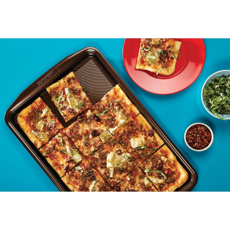 Circulon Nonstick Cookie Sheet Set Chocolate Brown