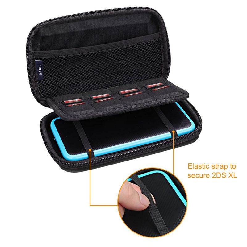 Fintie Carry Case for Nintendo 2DS XL/New 3DS XL LL, Protective Hard Shell Portable Travel Cover Pouch for New 3DS XL LL/New 2DS XL Console with Slots for Games & Inner Pocket (Dont Touch)