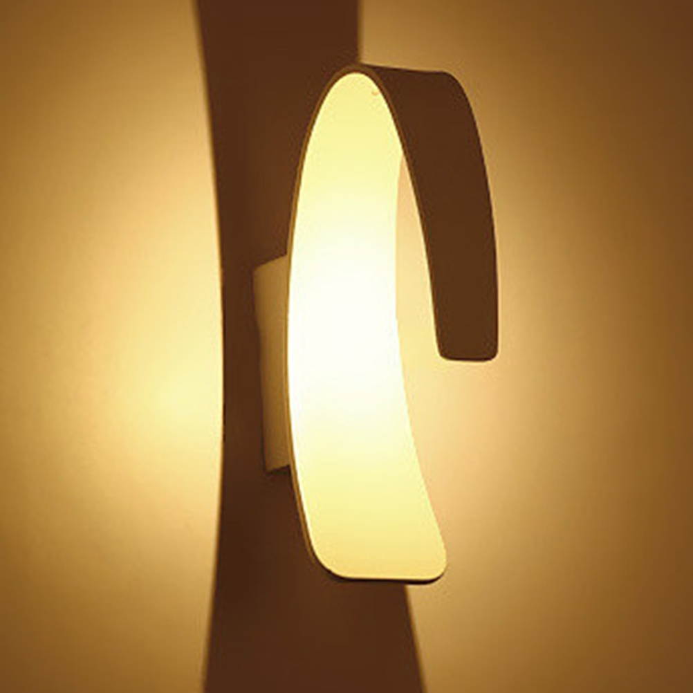 3W Creative LED Wall Lights Modern Concise Mount Light Bedroom Sconces Lighting Wall Lamp(Warm White)