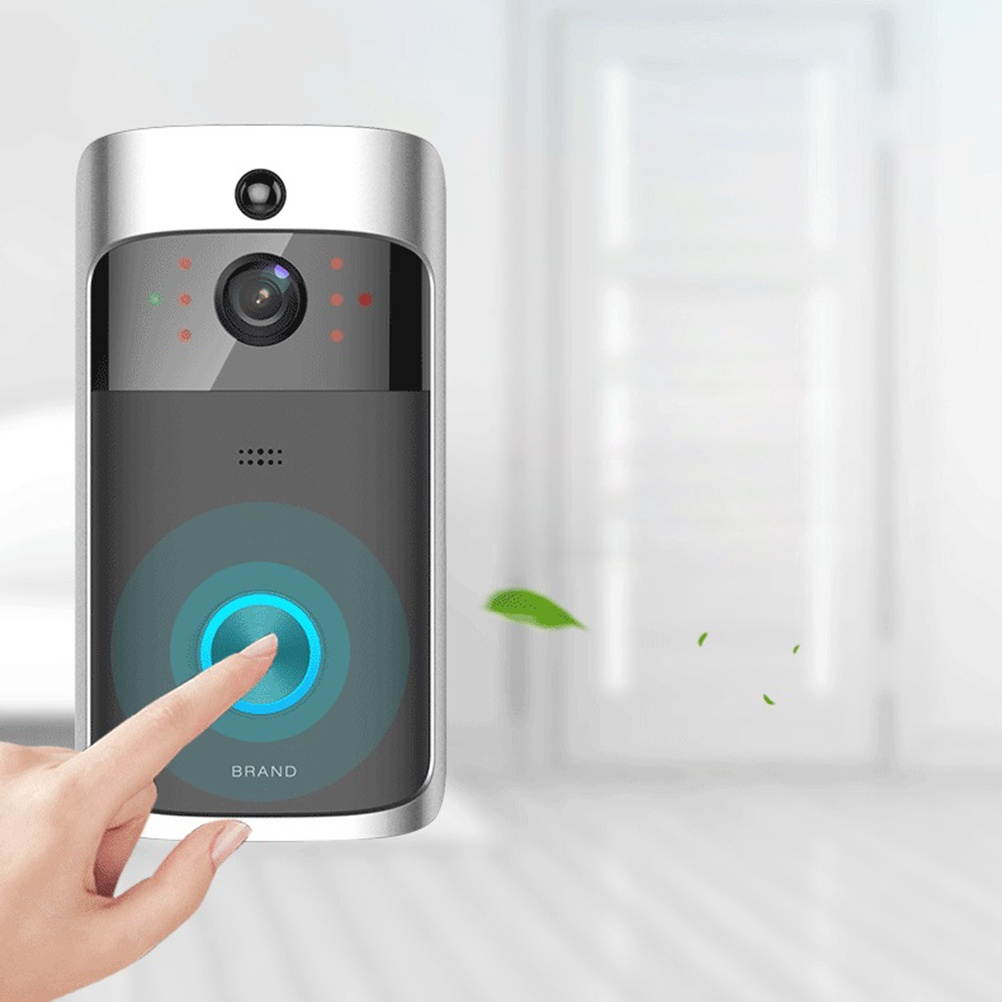 HOMEMAXS Smart Home Wireless WiFi Video Doorbell Visible Remote Two-way Video Phone Intercom HD IR Night Vision Home Security Camera