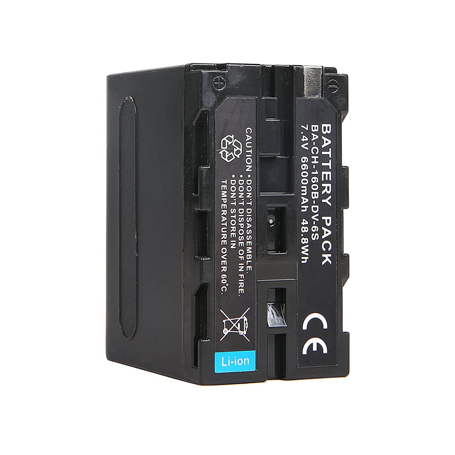 Dracast DRBK1NPF6600 NPF 6600 mAh 1x Battery/ 1x Charger Combo, Black