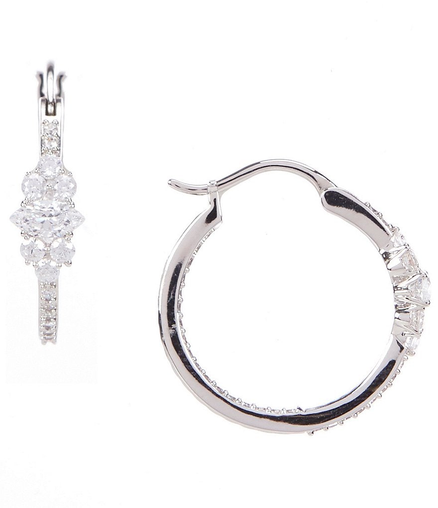 Nadri Lavande Hoop Earrings