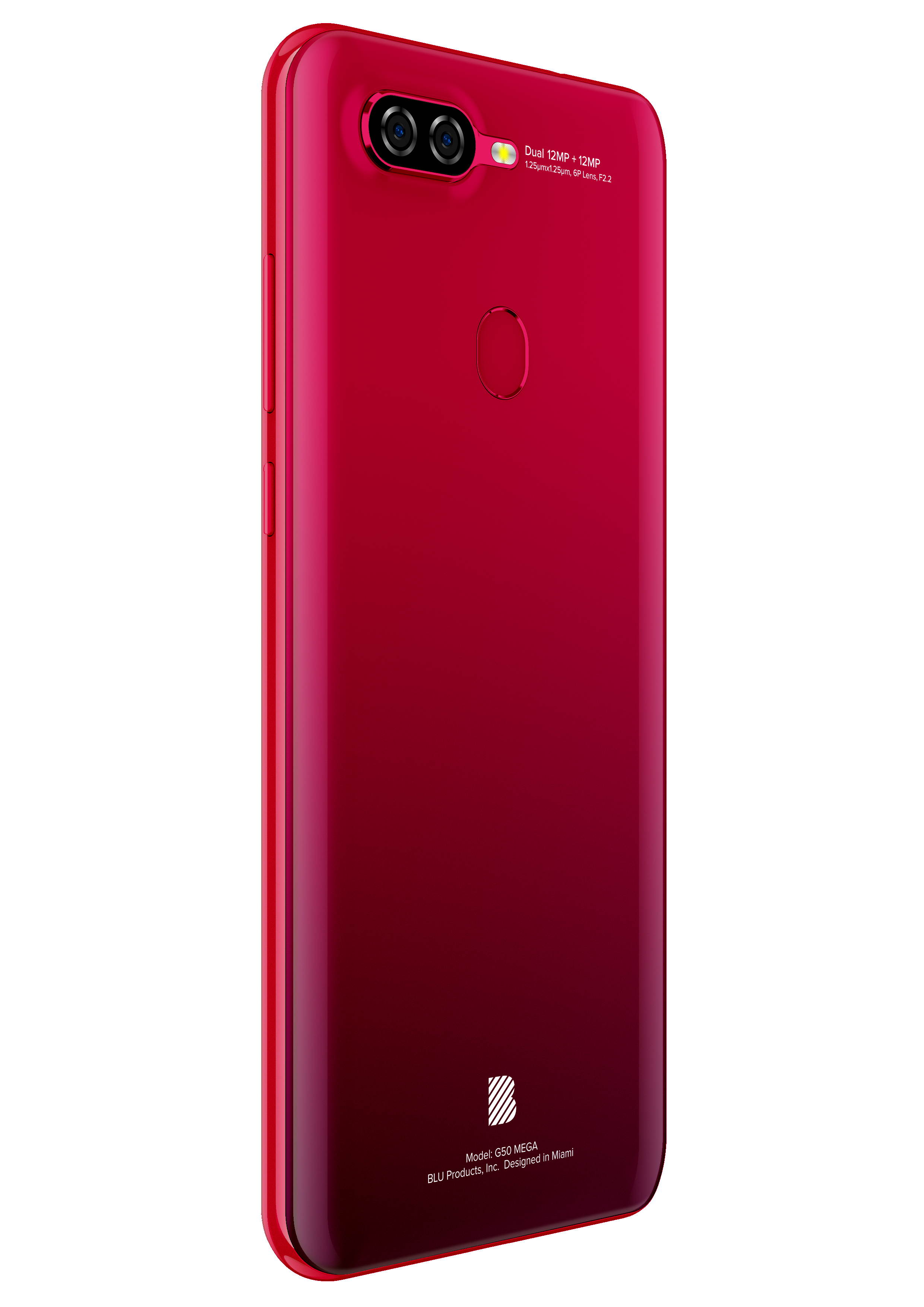 BLU G50 Mega G0390WW 32GB GSM Unlocked Android Smart Phone - Red