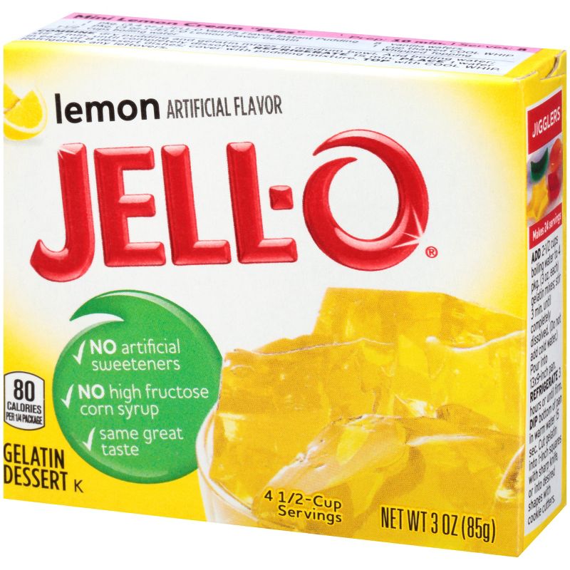 JELL-O Lemon Gelatin - 3oz
