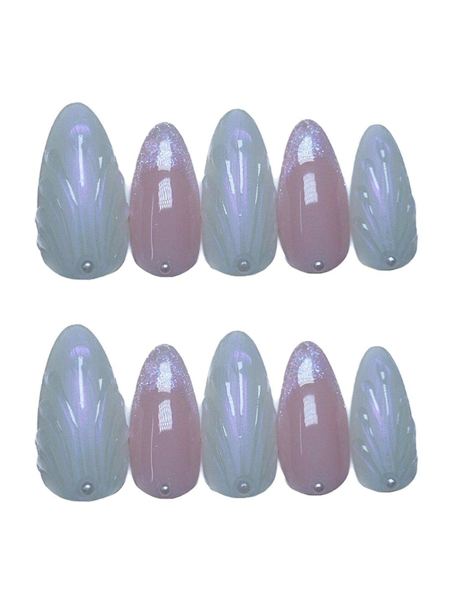 SOEZI Reusable Press On Nails Ready To Wear Kit - Shelly