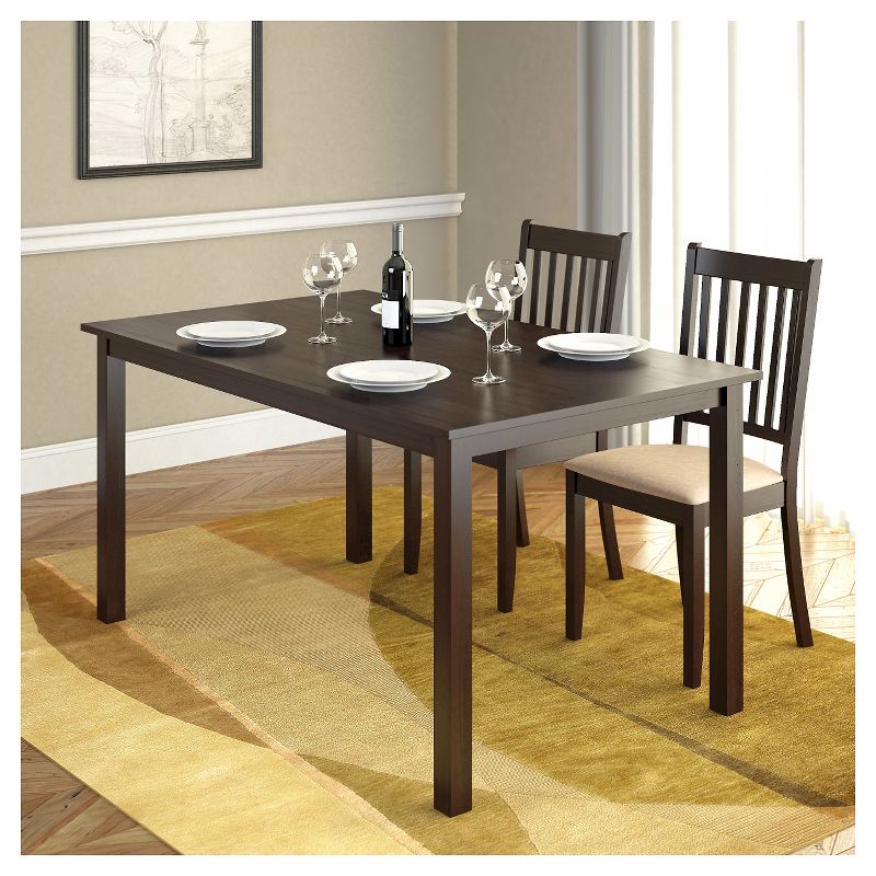 Atwood Dining Table Wood/Cappuccino (55" x 32") - CorLiving